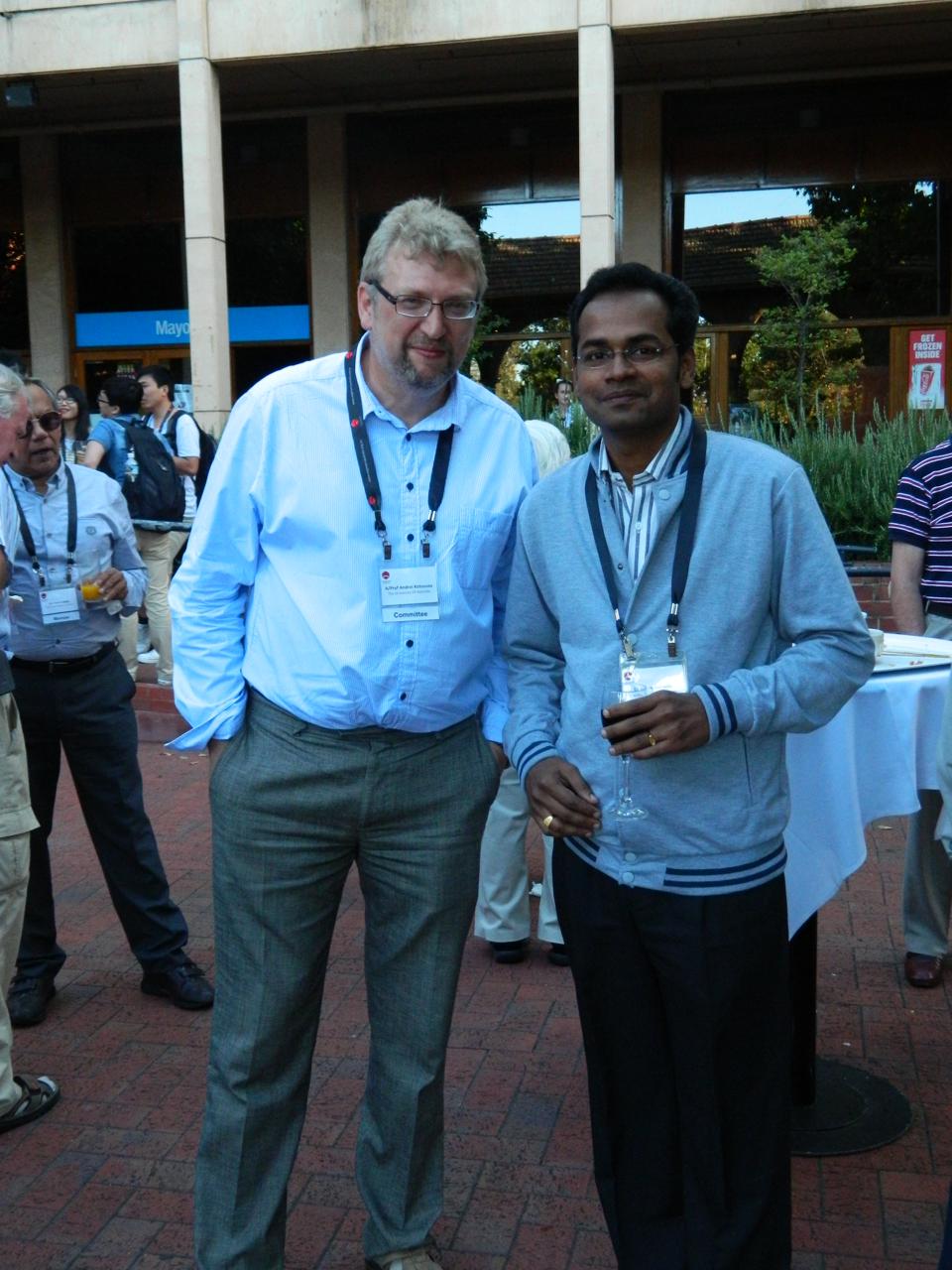 With Professor Andrei Kotousov, Professor of Mechanical Engineering, The University of Adelaide