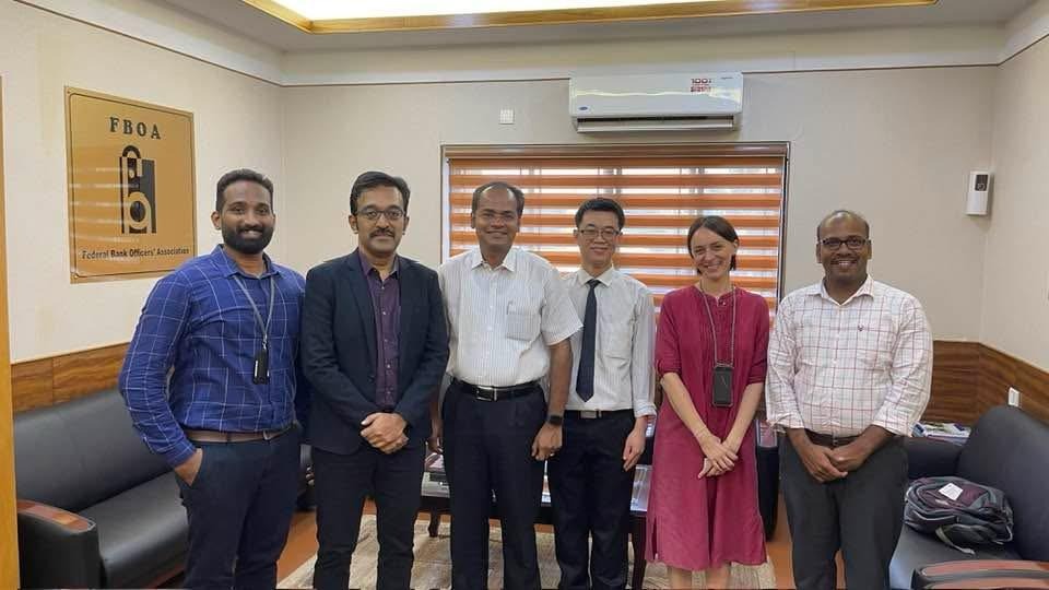 With senior officials of UiTM University, Malaysia